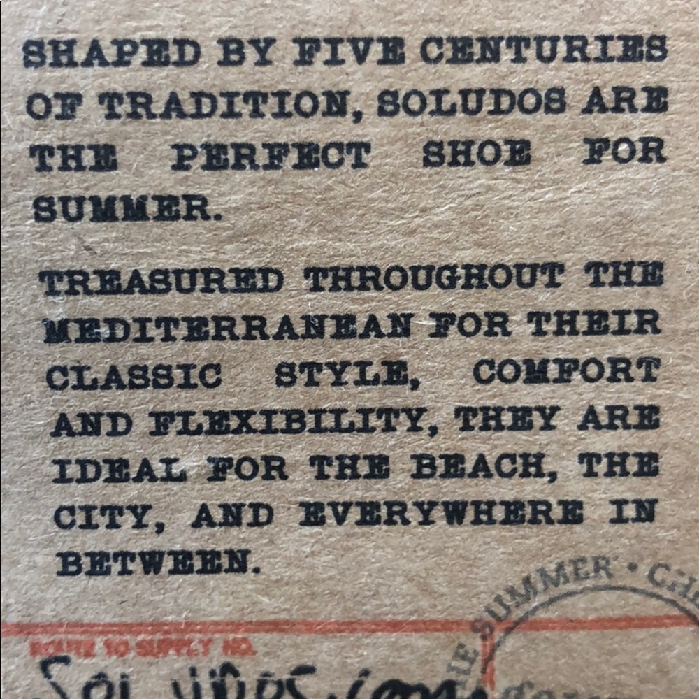 💥Reduced 💥NWT SOLUDOS ESPADRILLE Shoe - Picture 6 of 6